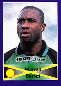 Cromo Warren Barret - World Cup 1998 - Diamond