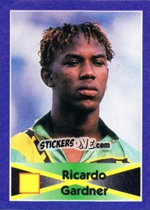Cromo Ricardo Gardner - World Cup 1998 - Diamond