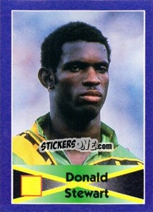 Sticker Donald Stewart - World Cup 1998 - Diamond
