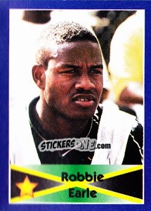 Sticker Robbie Earle - World Cup 1998 - Diamond