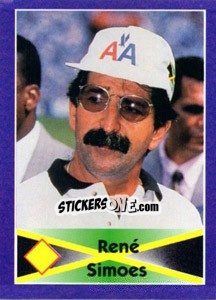 Sticker René Simoes - World Cup 1998 - Diamond