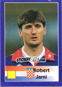 Sticker Robert Jarni - World Cup 1998 - Diamond