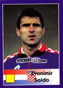 Sticker Zvonimir Soldo - World Cup 1998 - Diamond