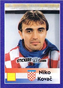 Sticker Niko Kovac - World Cup 1998 - Diamond