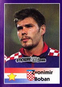 Sticker Zvonimir Boban - World Cup 1998 - Diamond