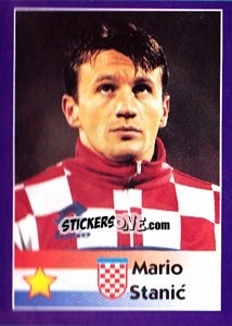 Sticker Mario Stanic - World Cup 1998 - Diamond