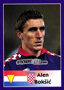 Sticker Alen Bokšic - World Cup 1998 - Diamond