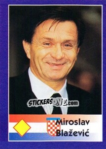 Figurina Miroslav Blaževic - World Cup 1998 - Diamond