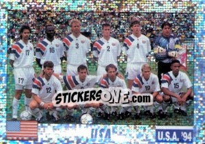 Figurina TEAM USA - Italy World Cup USA 1994 - Sl