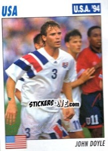 Sticker John Doyle - Italy World Cup USA 1994 n. 4 - Sl