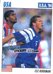 Figurina Cle Kooiman - Italy World Cup USA 1994 n. 6 - Sl