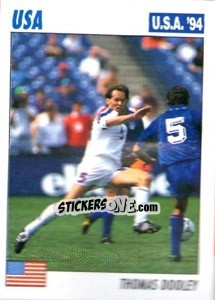 Sticker Thomas Dooley - Italy World Cup USA 1994 n. 10 - Sl