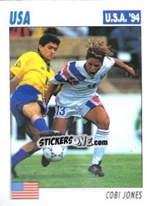 Sticker Cobi Jones - Italy World Cup USA 1994 n. 11 - Sl