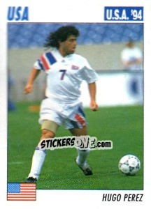 Sticker Hugo Perez - Italy World Cup USA 1994 n. 12 - Sl