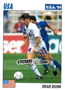 Cromo Brian Quinn - Italy World Cup USA 1994 - Sl