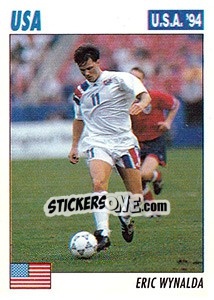 Sticker Eric Wynalda - Italy World Cup USA 1994 n. 16 - Sl