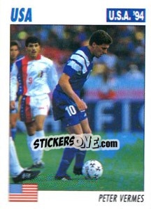 Sticker Peter Vermes - Italy World Cup USA 1994 - Sl