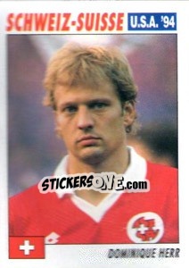 Cromo Dominique Herr - Italy World Cup USA 1994 n. 24 - Sl