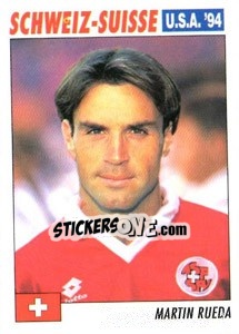 Sticker Martin Rueda - Italy World Cup USA 1994 - Sl