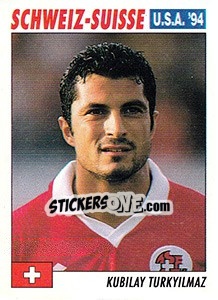 Sticker Kubilay Turkyilmaz - Italy World Cup USA 1994 n. 35 - Sl