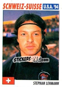 Sticker Stephan Lehmann - Italy World Cup USA 1994 - Sl
