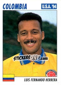 Sticker Luis Fernando Herrera - Italy World Cup USA 1994 - Sl