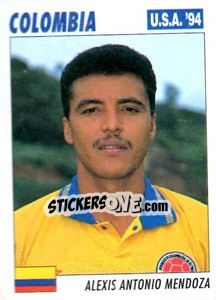 Sticker Alexis Antonio Mendoza - Italy World Cup USA 1994 n. 44 - Sl