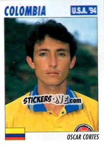 Sticker Oscar Cortes - Italy World Cup USA 1994 - Sl