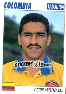 Sticker Victor Aristizabal - Italy World Cup USA 1994 n. 56 - Sl