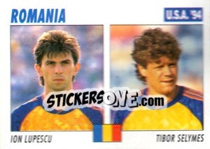 Cromo Ion Lupescu / Tibor Selymes - Italy World Cup USA 1994 - Sl