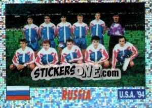 Cromo TEAM Russia - Italy World Cup USA 1994 - Sl