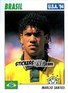 Cromo Marcio Santos - Italy World Cup USA 1994 n. 84 - Sl