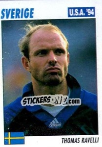 Cromo Thomas Ravelli - Italy World Cup USA 1994 - Sl
