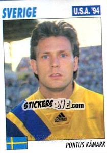 Sticker Pontus Kamark - Italy World Cup USA 1994 - Sl