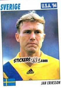 Cromo Jan Eriksson - Italy World Cup USA 1994 n. 100 - Sl