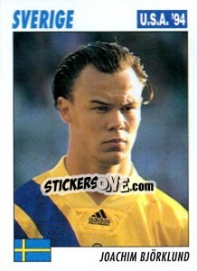 Sticker Joachim Bjorklund - Italy World Cup USA 1994 - Sl