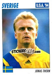 Cromo Jonas Thern - Italy World Cup USA 1994 - Sl