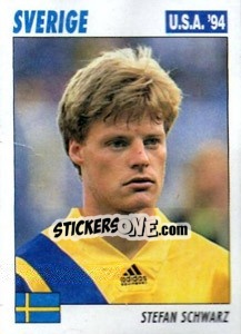 Sticker Stefan Schwarz - Italy World Cup USA 1994 n. 104 - Sl