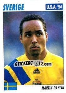 Sticker Martin Dahlin - Italy World Cup USA 1994 - Sl