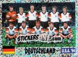 Sticker TEAM DEUTSCHLAND - Italy World Cup USA 1994 - Sl
