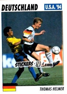 Sticker Thomas Helmer - Italy World Cup USA 1994 - Sl