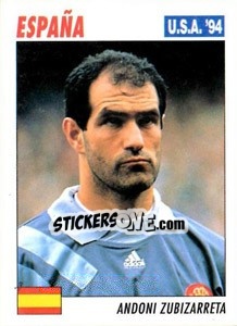 Sticker Andoni Zubizarreta - Italy World Cup USA 1994 n. 152 - Sl