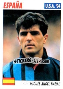 Sticker Miguel Angel Nadal - Italy World Cup USA 1994 n. 155 - Sl