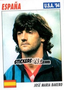 Sticker Jose Maria Bakero - Italy World Cup USA 1994 - Sl