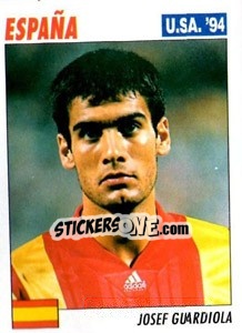 Sticker Josef Guardiola - Italy World Cup USA 1994 - Sl