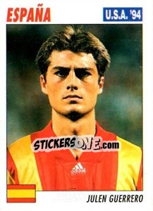 Sticker Julen Guerrero - Italy World Cup USA 1994 - Sl