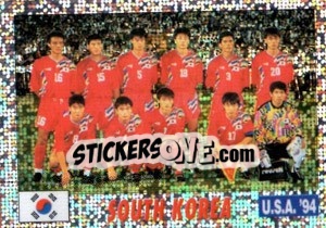 Sticker TEAM SOUTH KOREA - Italy World Cup USA 1994 n. 171 - Sl