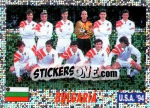 Cromo TEAM BULGARIA - Italy World Cup USA 1994 - Sl