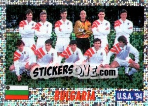 Cromo TEAM BULGARIA - Italy World Cup USA 1994 n. 180 - Sl