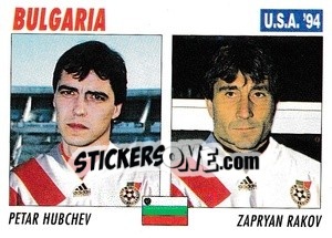 Sticker Petar Hubchev / Zapryan Rakov - Italy World Cup USA 1994 - Sl